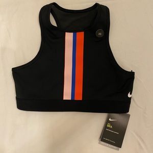 Nike Women Gym Elastic Sports Bra black XS NWT